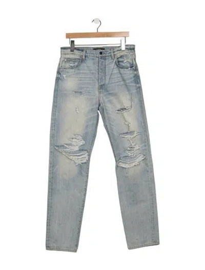 Pre-owned Amiri Straight-leg Jeans In Blue