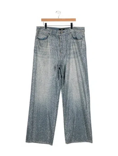 Pre-owned Amiri Straight-leg Jeans W/ Tags In Blue