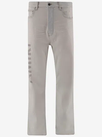 Amiri Stretch Cotton Logo Jeans
