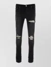 Amiri Stretch Denim Jeans Distressed Detailing