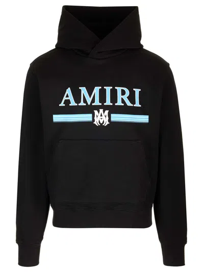 Amiri Stretch Jersey Hoodie In Black