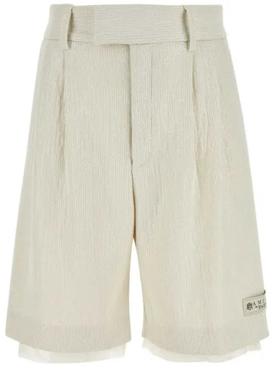 AMIRI STRETCH-POLYESTER SHORTS