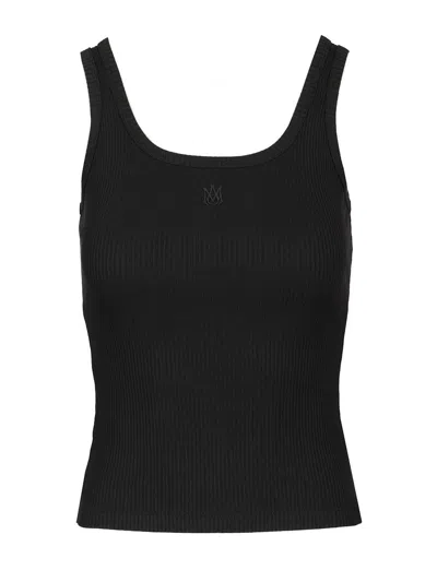 Amiri Stretch Tank Tops Black