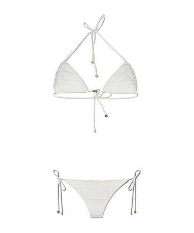 AMIRI CROCHET TRIANGLE BIKINI