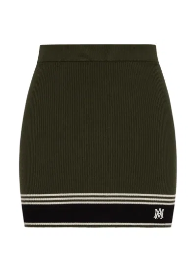 Amiri Stripe Mini Skirt In Multi