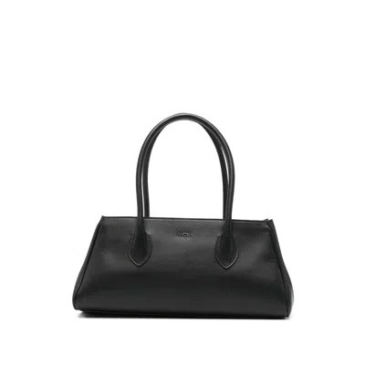 Amiri Structured Leather Tote Bag In Black