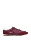 Amiri Stud Pacific Series Lace-up Sneakers In Red