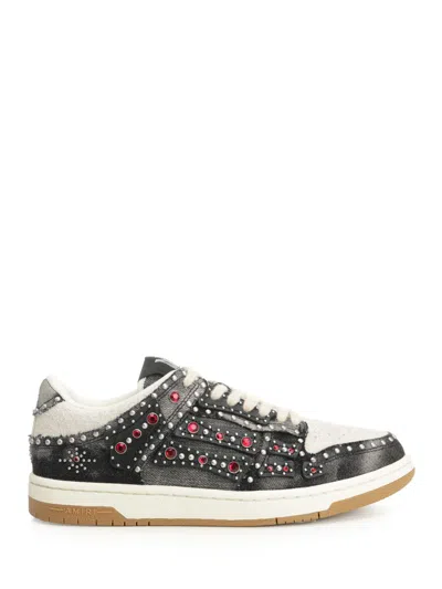 AMIRI STUD SKEL TOP LOW SNEAKERS BLACK