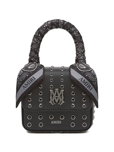 Amiri Studded Nano Stud Bag In Black