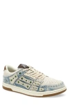 Amiri Skel Top Low Embellished Sneakers In Blue