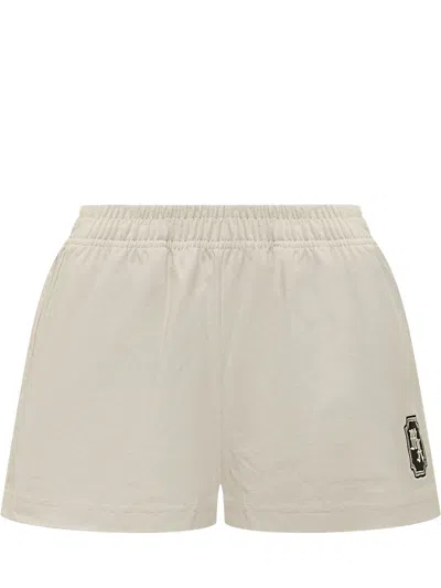 Amiri Stylish Mini Shorts With Logo Application In Neutral