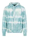 Amiri Tie-dye Distressed Hoodie In Multi