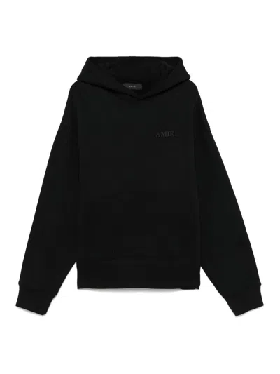 AMIRI OVERSIZE HOODIE IN BLACK COTTON