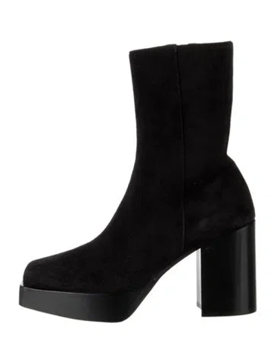 Pre-owned Amiri Suede Boots In Black