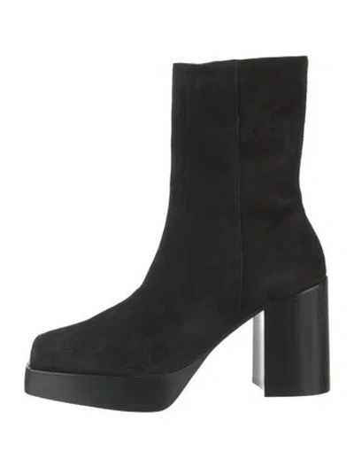 Pre-owned Amiri Suede Boots In Black