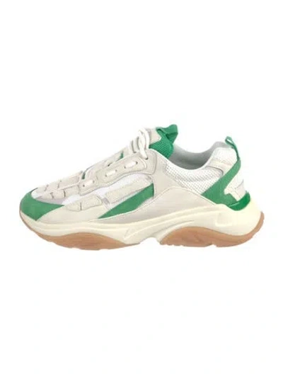 Pre-owned Amiri Suede Colorblock Pattern Chunky Sneakers In Multi