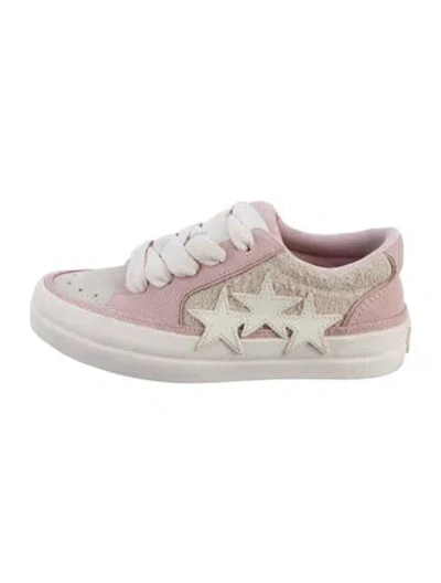 Pre-owned Amiri Suede Colorblock Pattern Sneakers In White