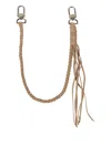 Amiri Suede Keychain