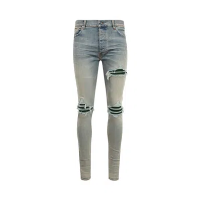 Pre-owned Amiri Suede Mx1 Jean 'antique Indigo' | Blue | Men's Size 34