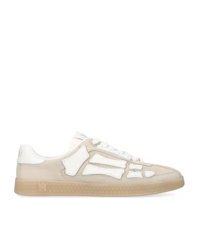 AMIRI SUEDE PACIFIC BONES LOW-TOP SNEAKERS