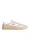 Amiri Mens Pacific Bones Branded Suede Low-top Trainers Brow In Brown