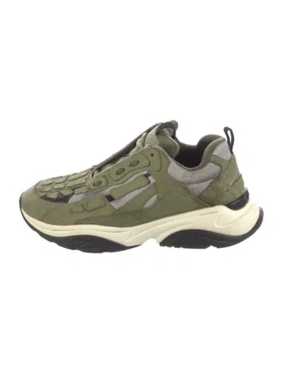 Pre-owned Amiri Suede Sneakers In Green