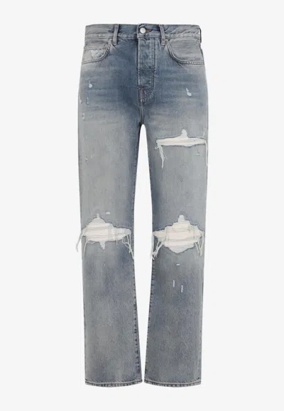 AMIRI SUEDE STRAIGHT MX1 JEANS
