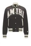 Amiri Sun Faded Bomber In Black