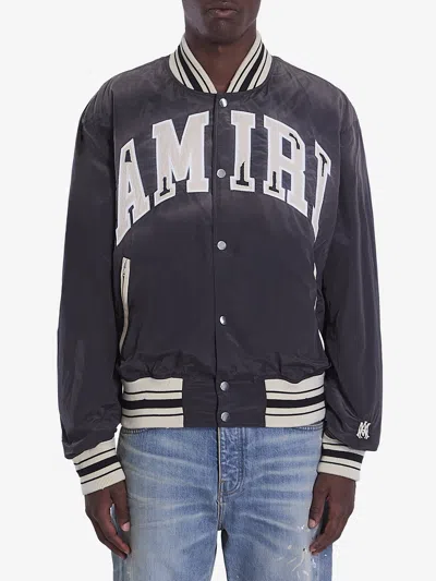 AMIRI AMIRI SUN FADED BOMBER JACKET