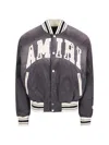 Amiri Sun Faded Bomber In Black
