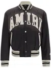 Amiri Sun Faded Bomber In Black