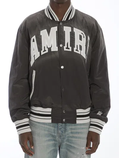 Amiri Sun Faded Bomber Clothing In Black