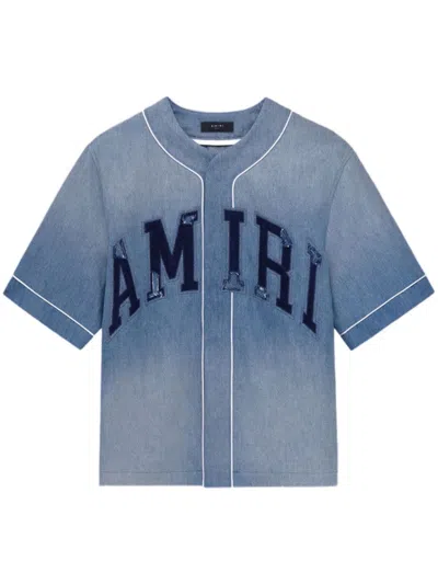 Amiri Sunfaded Shirt In Purple