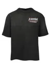 Amiri Sunny Place Logo-print Cotton-blend Jersey T-shirt In Black