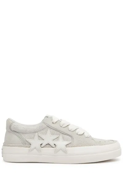 Amiri Sunset Panelled Suede Sneakers In Beige