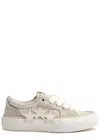 Amiri Sunset Skate Panelled Suede Sneakers In Cream