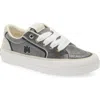 Amiri Sunset Pebbled Low-top Sneakers In Black