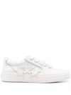 Amiri Taupe Sunset Skate Low Sneakers In White