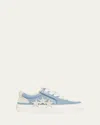 Amiri Sunset Stars Low-top Skate Sneakers In Dusty Blue