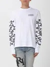 Amiri Stacked Bones Crewneck Sweater With Graphic Print In White