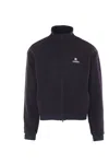 Amiri Logo-embroidered Zip-up Sweatshirt In Gray