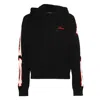 Amiri Black Cardigan With Bones Motif And Logo In Multicolor