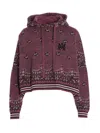 Amiri Cotton Knitwear In Purple