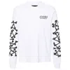 Amiri Stacked Bones Crewneck Sweater With Graphic Print In White