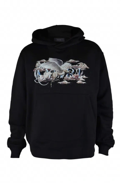 【関税込み】AMIRI PEGASUS' HOODIE AMIRI Pegasus Hoodie | Black | FARFETCH