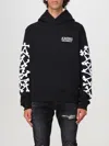 Amiri Stacked Bones Print Hoodie In Black