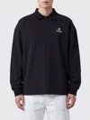 Amiri Black Solid Shirt Collar Polo In Black