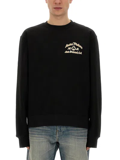 Amiri Sweatshirt With Logo In Nero