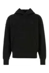 Amiri Hoodie Aspect Déchiré En Coton In Black