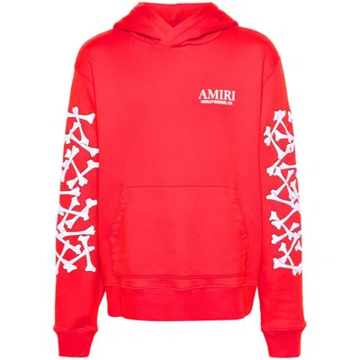 Amiri Sweatshirts In Red